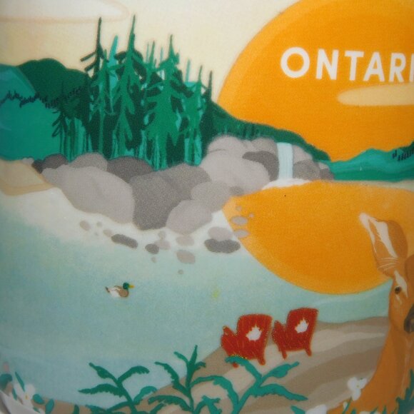 Tim Hortons Travel Collection Ontario Coffee Mug 60th Anniversary 2024 Deer - Picture 7 of 12